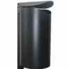 Buitenafvalbak model Wave 19 De standaard uitvoering van deze fraaie afvalbak met verzinkte binnenbak en een inhoud van 40 Liter